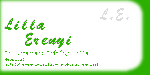 lilla erenyi business card